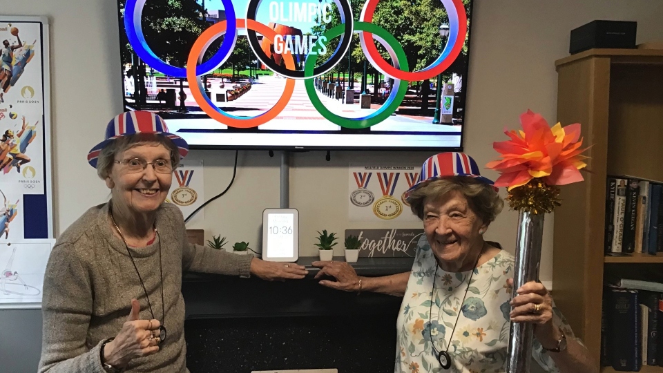 Residents of Millfield Care Home enjoy their very own Olympic Games