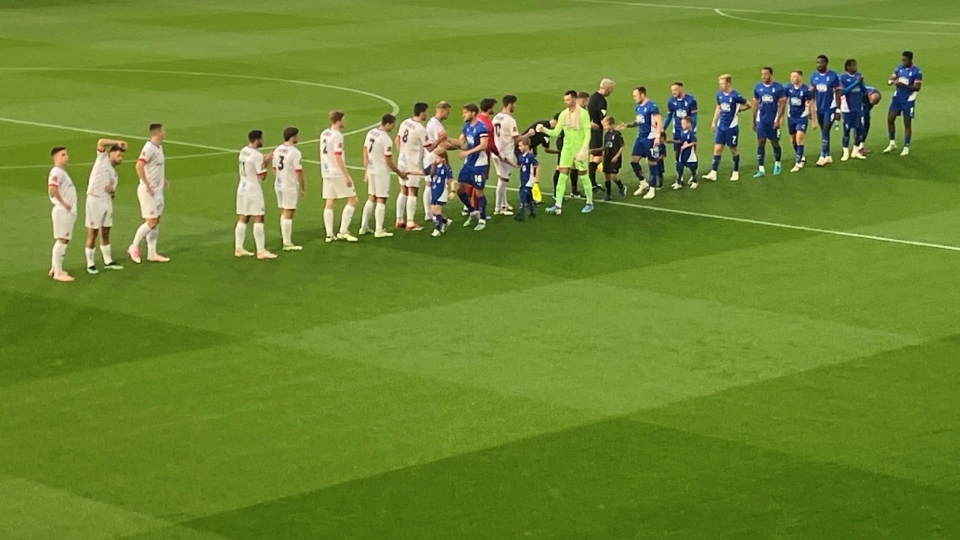 Latics and Fylde drew 1-1 at Boundary Park