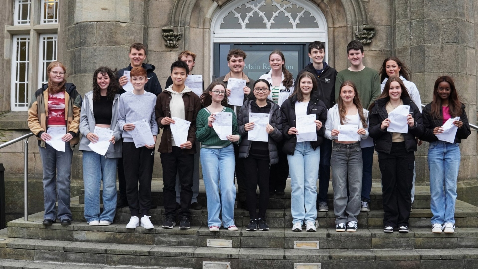 Blue Coat students celebrated an excellent set of GCSE outcomes