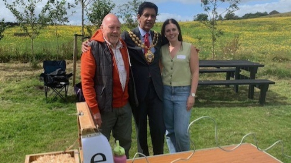 Oldham Mayor Councillor Zahid Chauhan attended the fete