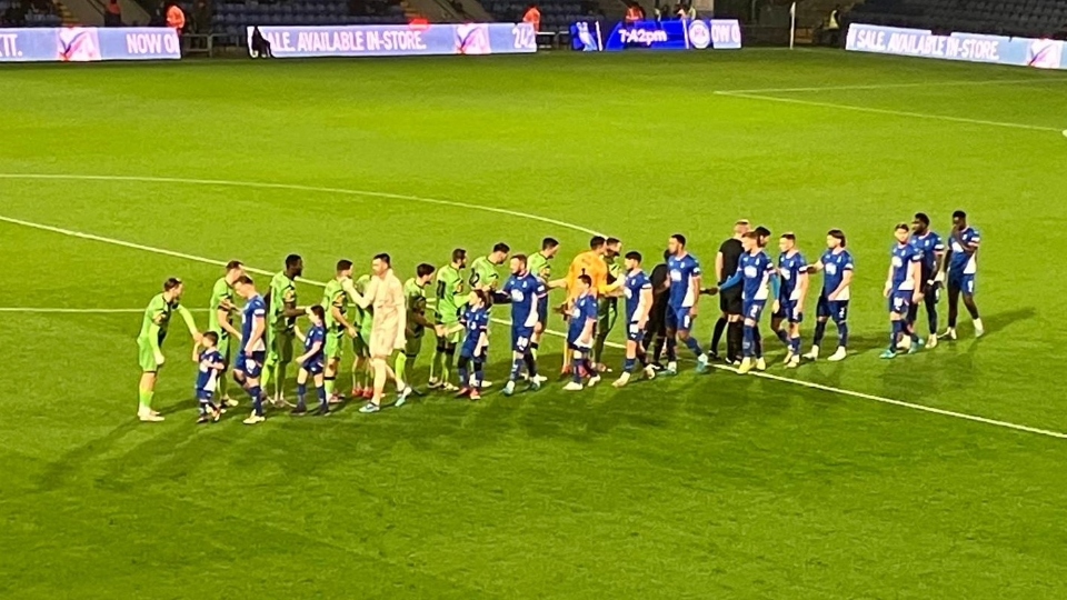 Latics edged out Forest Green 1-0 at Boundary Park