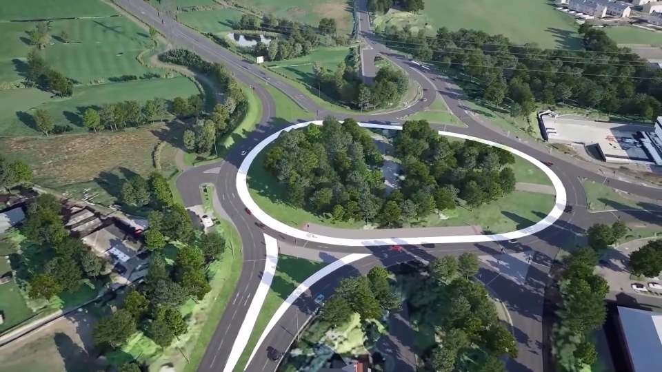 The A57 link road proposals. Image courtesy of Highways England