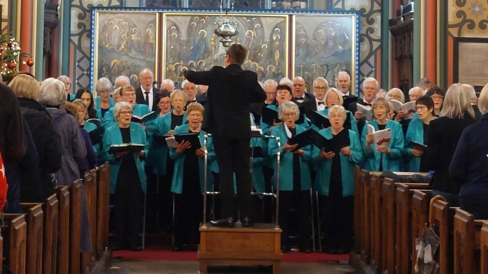 A scene from a previous Oldham Choral Society concert