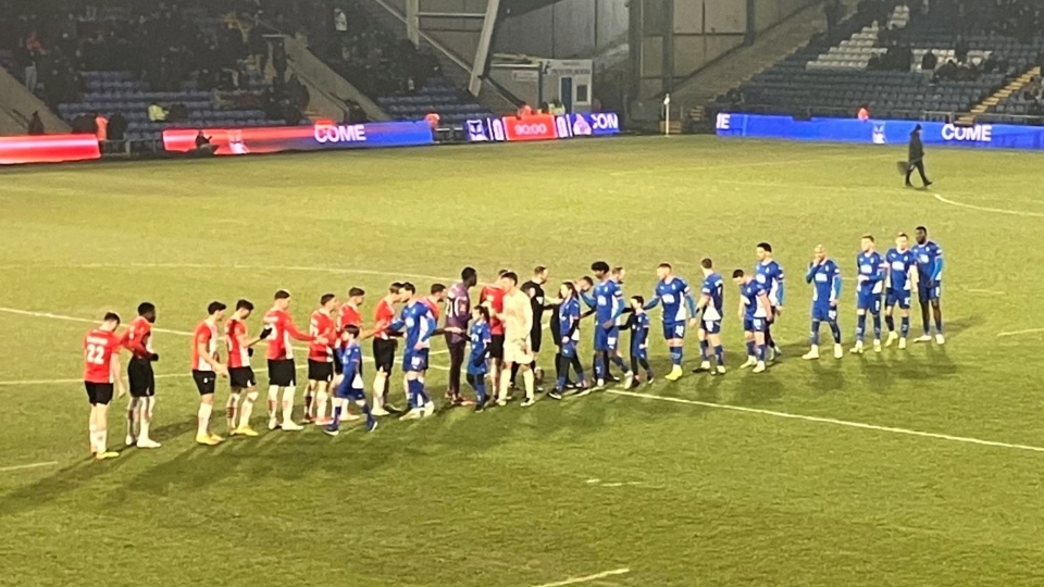 Latics and Altrincham drew 2-2 at Boundary Park