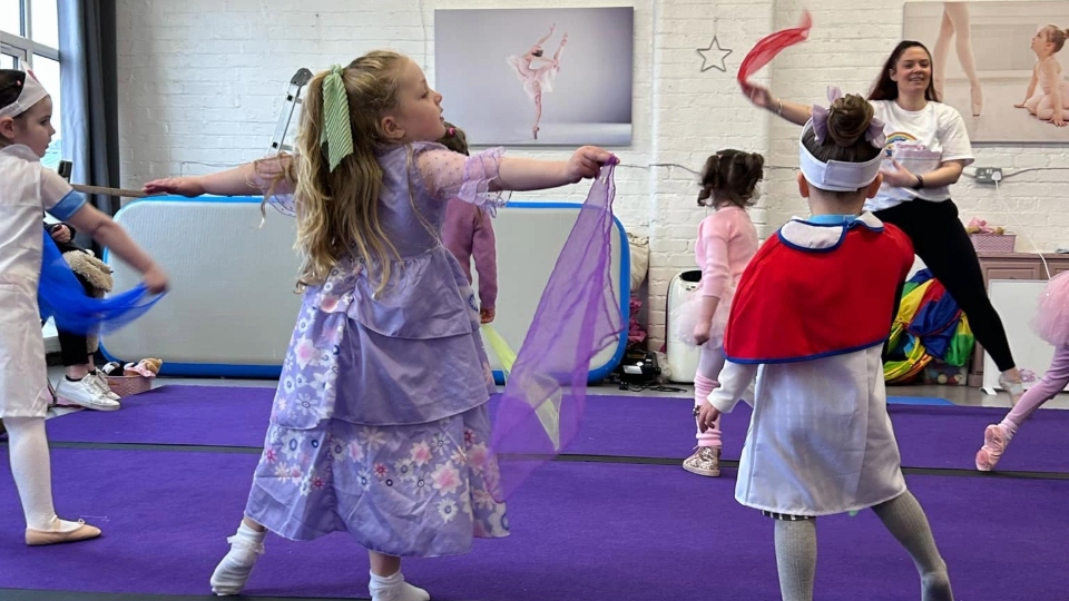 Dancers from six months to six years old have been sponsored to complete dancing challenges in a specially themed ‘When I Grow Up’ event