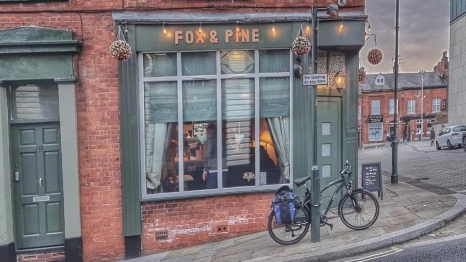 The Fox and Pine pub in Oldham town centre