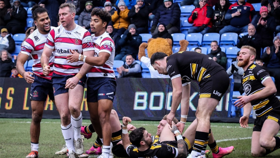 The Roughyeds saw off York Knights 50 points to 4 at Boundary Park. Image courtesy of ORLFC