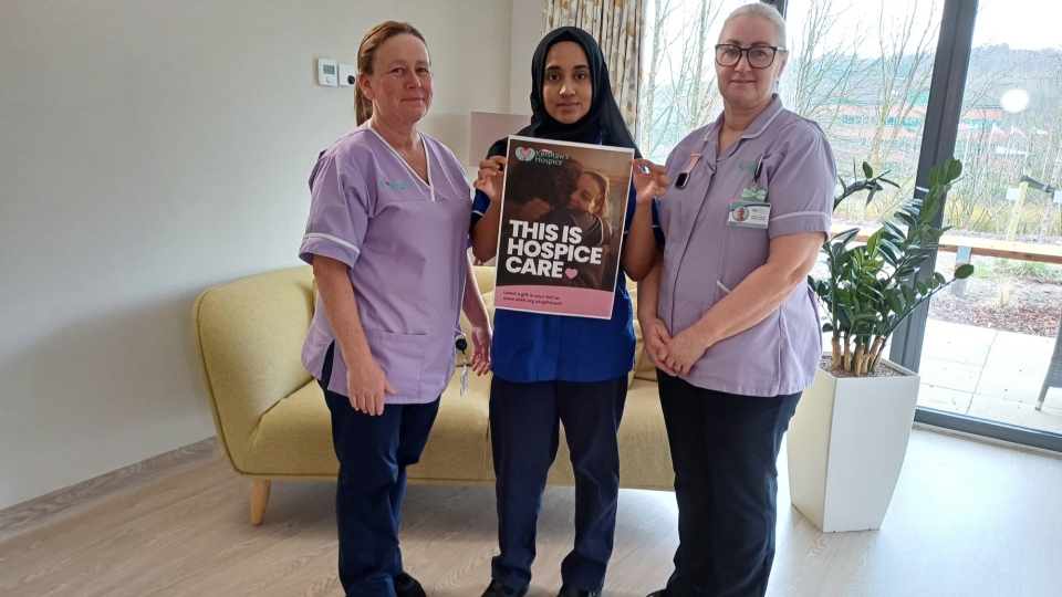 Pictured (left to right) at Dr Kershaw's are: Michelle Boulton (Healthcare Assistant), Mahiah Begum (Staff Nurse) and Melanie Timperley (Healthcare Assistant)