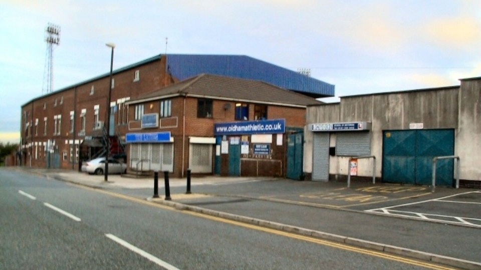 Boundary Park, the home of Latics and the Roughyeds. Image courtesy of Roger May/Geograph