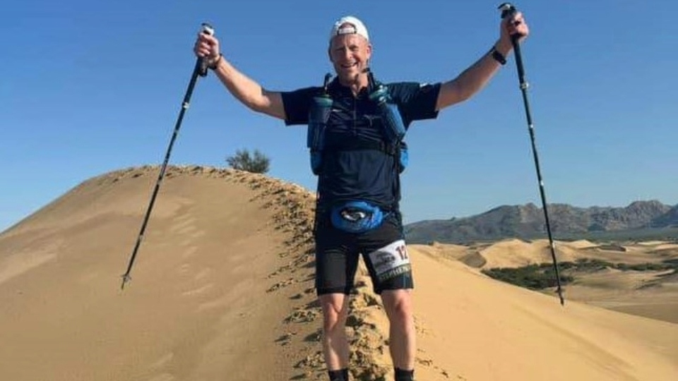 Steve Hill pictured during one of his 'incredible' adventures