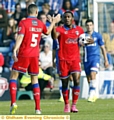 CLOSE . . . Dominic Poleon nearly scored for Athletic.