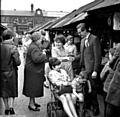 Michael Meacher getting to know the voters on Tommyfield Market in 1968