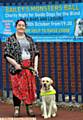 FUNDRAISING in memory of a life-changing guide dog . . . Marie Howarth with her new guide dog Bertie
