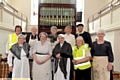 Some of the proud volunteers, the chapel guides.