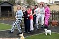 Staff and residents at Franklin House get in party mood for Children In Need.

from left manager Sarah Horsfield, resident June Newton, and staff Hazel Whitwood, Sharon Naylor, Joanne Wild, Janine Hendrick and Louise Cook