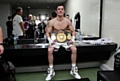 ANTHONY CROLLA CELEBRATES IN THE DRESSING ROOM