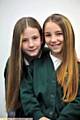 Paige Hamilton (10) and Olivia Hamilton (9) are getting their hair cut for charity. It will be made into wigs.

PIC shows Olivia (left) and Paige.