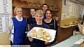 BAKERS born and bread... (back, from left) Jackie Scholes, Emily Knight, Kamiel Wieckiewicz and Fran Oldfield with Dawn Alexander-Mills (front)