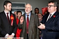 By-election candidate Jim McMahon with Labour leader Jeremy Corbyn in Oldham