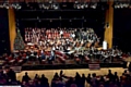 Massed choral opening . . . the borough’s musical talent came together at the Queen Elizabeth Hall