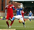 GOAL: Rhys Murphy netted but it was not enough for Athletic.