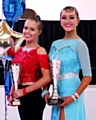 WINNER: Emily McGowan (right) and Shannon Royal