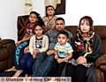 BILL threat . . . Rani Begum, right, and her family, from left, Zain Khan (12), Inayah Khan (7), Jamelle Khan (13), husband Abdul Quddus and Deen Khan (2)