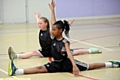 Higher Failsworth School dancers Bethany Lee (left) and Liane Almeida in action