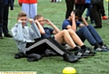 MENTALLY strong: year 10 students (l-r) Joe Clarke, Conor George and Zeehan Khan