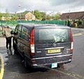 THE mini-bus into which the babies were loaded