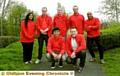 OLDHAM Carnival management group . . . (back, from left) Sonia Kumar, Paul Greaves, Martin Turner, Andy Nicholls and Anjum Raja. Front: Mushtakim Hussein and Paul Davies