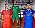 THEN and now: (l-r) Carl Winchester, Joel Coleman and Rhys Turner in the new strip.