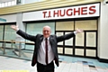 WELCOME back . . . Mike Flanagan outside TJ Hughes in the Spindles Town Square Shopping Centre