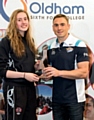 Amy Clinton and Kevin Sinfield.