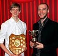 DYNAMIC duo . . . Saddleworth magicians Michael Bates (left) and Peter Cholewa scoop awards