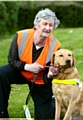 John Rogers and his guide dog, Kendal.