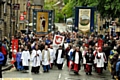 St Anne's Lydgate and Christ Church Friezland at the Uppermill procession.