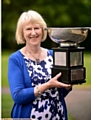 CUP OF JOY for Saddleworth’s Eileen Simpson, who won the Chronicle trophy on her home course.