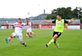 ATHLETIC’S Jack Truelove fires in a cross against Stirling Albion. 