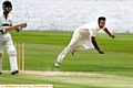 ATHLETIC: Moorside’s Kyle Hodnett unleashes a delivery during his side’s nine-wicket demolition of Whalley Range.