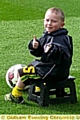 THUMBS up . . . from Chadderton Park’s Leon Hoey