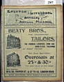 The 1905 Latics v Liverpool Reserves programme