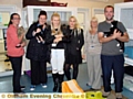 SUPPORTERS . . . Unity Partnership’s Jigsaw group members, who organise the organisations’s fundraising activities, visit Pennine Pen Animal Rescue. The staff will be backing the charity this year.