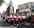 Saddleworth’s Rushcart parade. 