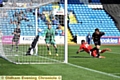 Athletic forward Rhys Murphy (left) reduces the deficit at Brunton Park