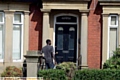 DON’T mind us . . . one of 16 asylum seekers to have moved in to Park Lane House, Royton