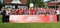 TEAM AND TROPHY: Triumphant Roughyeds lead the league