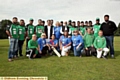 REMEMBERED: Glodwick Cricket Club (in green) played members of the Christie Allsorts fundraising group to honour Bilal.