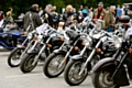 Wizard day: bikes line up at the event. 