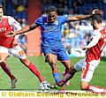 DOMINIC Poleon: hat-trick for the reserves.